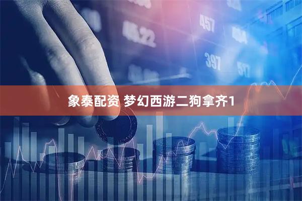 象泰配资 梦幻西游二狗拿齐1